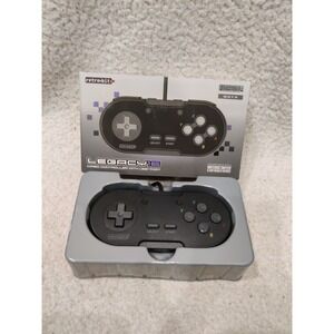 Retro-Bit Legacy 16 Wired USB Controller for Switch, PC, MacOS, RetroPie Black‎
